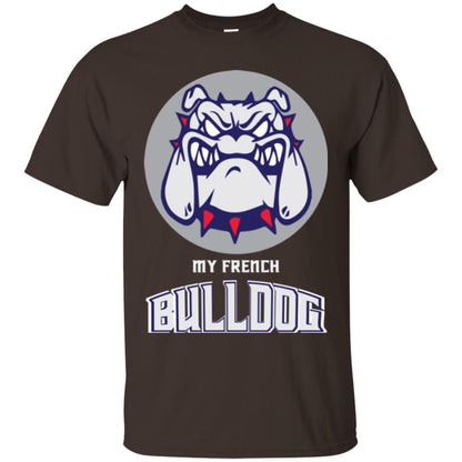 Dog Lover T-shirt My French Bulldog Dark Chocolate