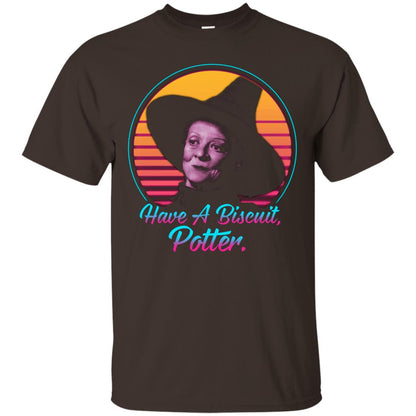 Have A Biscuit Potter Professor Mcgonagall Shirt Dark Chocolate