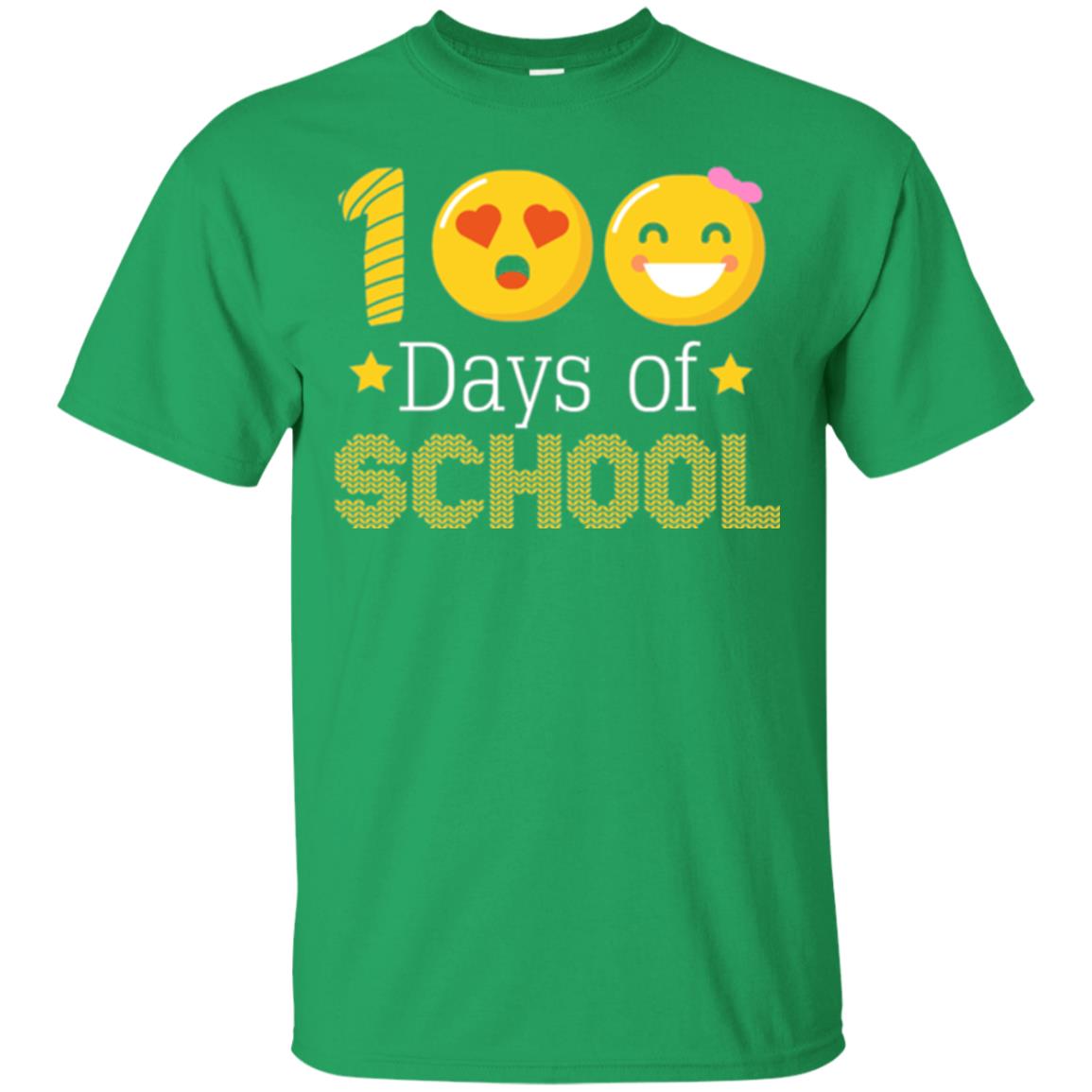 Teacher T-shirt 100 Days Of School T-shirt Irish Green