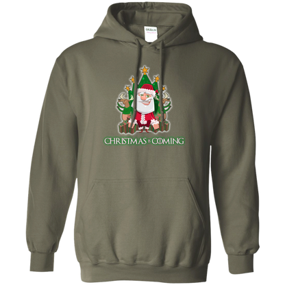 Christmas Is Coming T-shirt Military Green