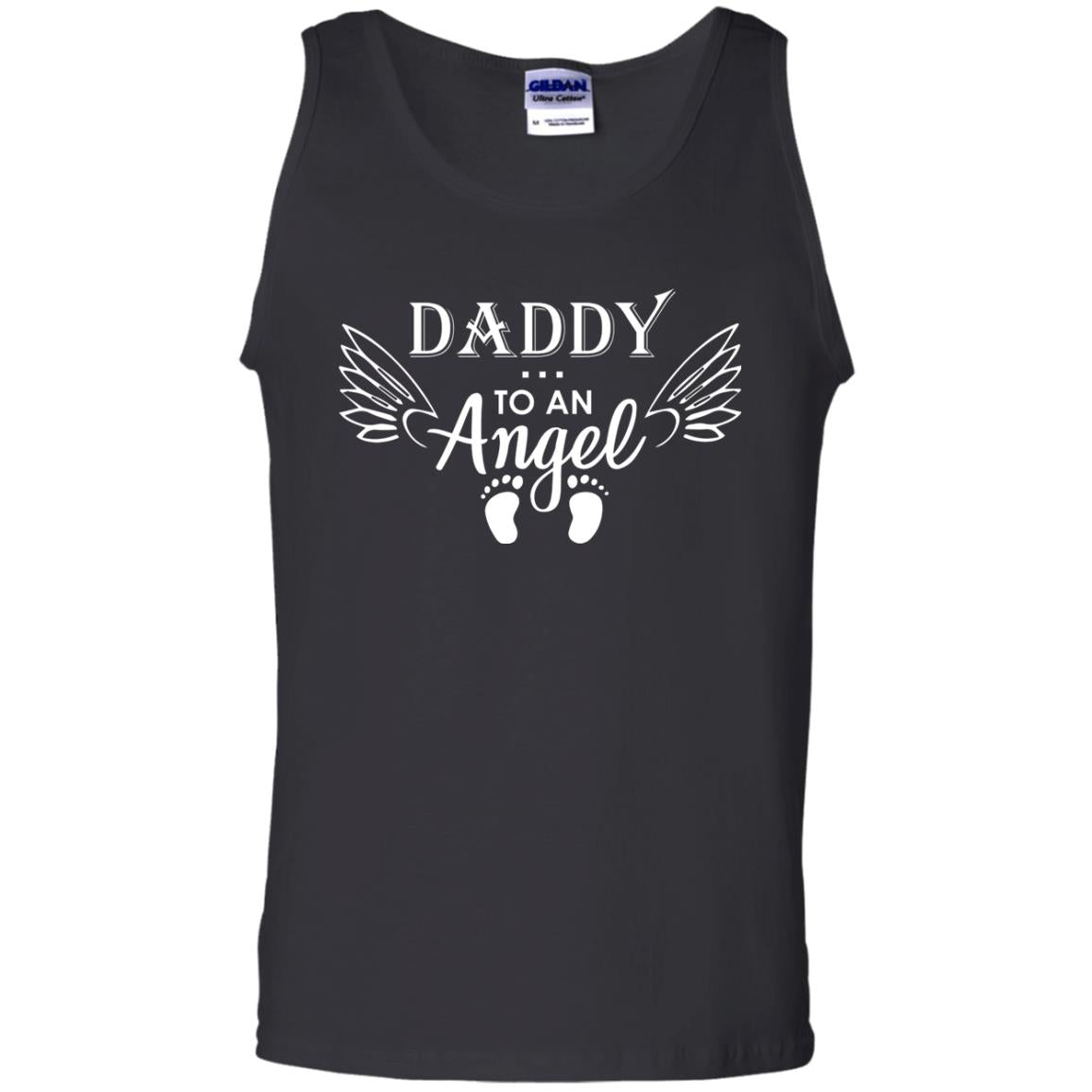 Daddy To An Angle Daddy In Heaven Shirt Black