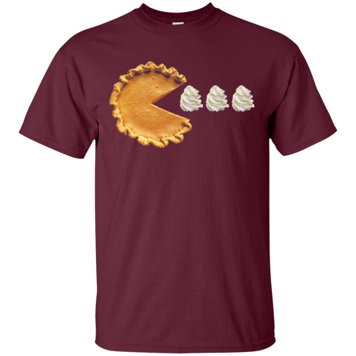 Pumpkin Pie Thanksgiving T-shirt Maroon