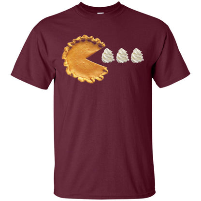 Pumpkin Pie Thanksgiving T-shirt Maroon