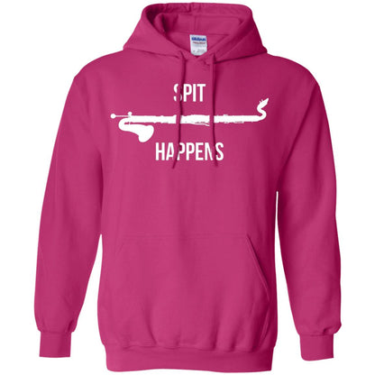 Funny Bass Clarinet T-shirt Spit Happens Heliconia