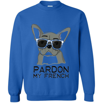 French Bulldog T-shirt Pardon My French T-shirt Royal