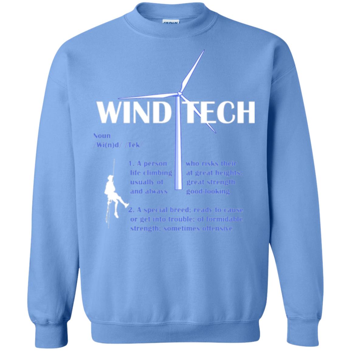 Wind Tech Definition T-shirt Carolina Blue