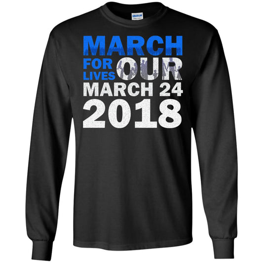 March For Lives March 24 2018 Gun Control T-shirt Black