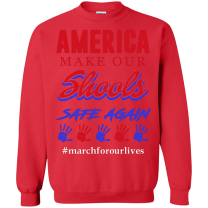 America Make Our Schools Safe Again Red