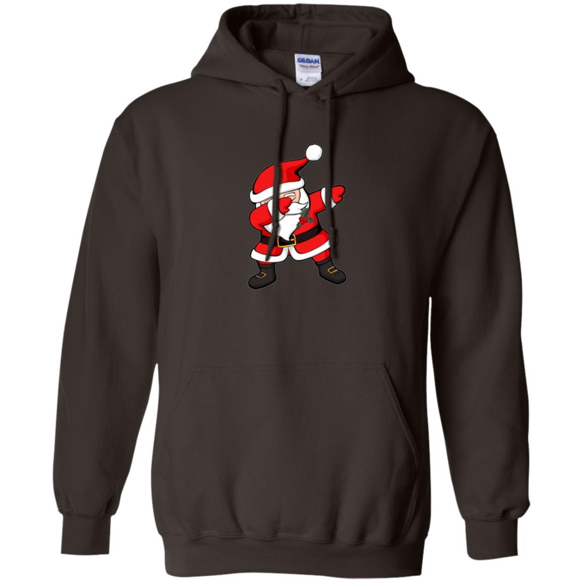 Christmas T-shirt Dabbing Santa Claus Christmas Dab Novelty Dark Chocolate