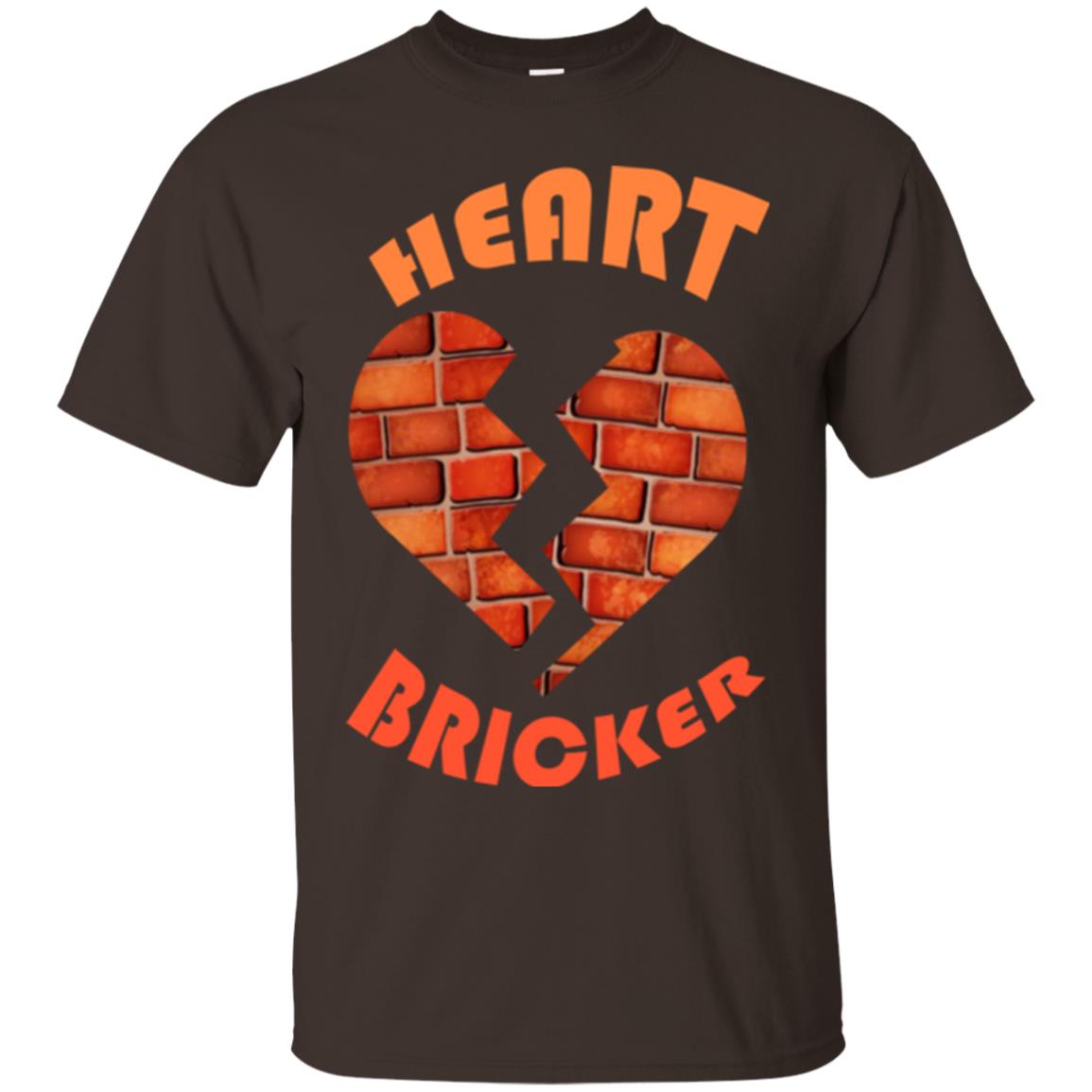 Valentines Day T-shirt Heart Bricker Dark Chocolate