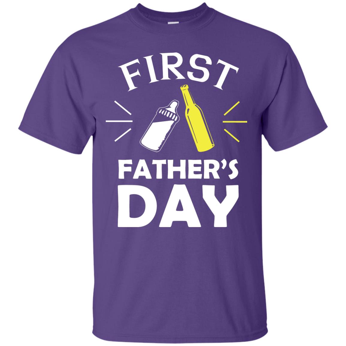 First Father's Day Shirt Purple