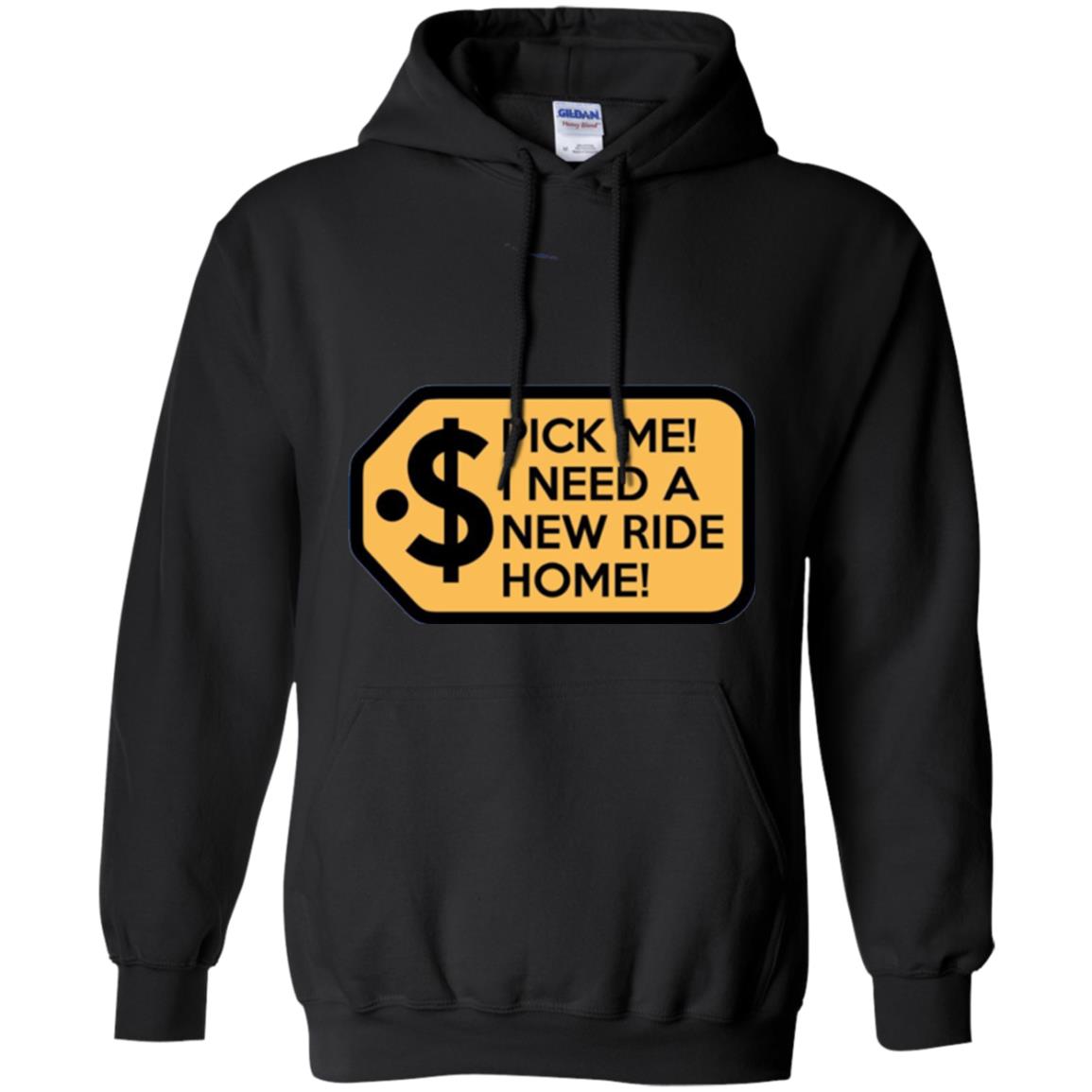 Pick Me I Need A New Ride Home Game Show T-shirt Black