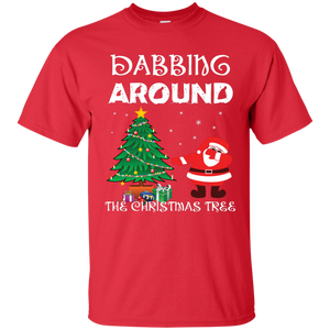 Christmas T-Shirt Dabbing Around The Christmas Tree