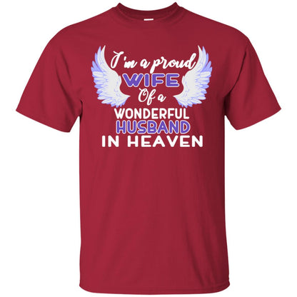 I'm A Proud Wife Of A Wonderful Husband In Heaven Best Shirt For Wife Cardinal