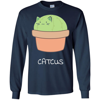 Cat Lovers T-shirt Catcus Navy