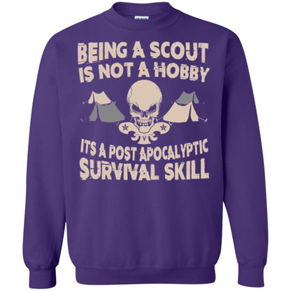 Being A Scout Is Not A Hobby T-shirt Purple