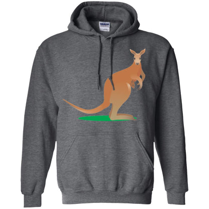 Mom Baby Kangaroo In Pouch Joey T-shirt Dark Heather