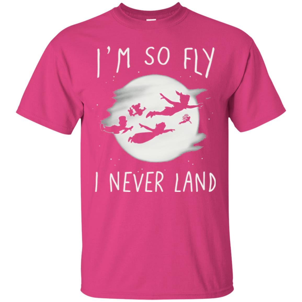 Film T-shirt Peter Pan So Fly Moon Silhouette Graphic Heliconia
