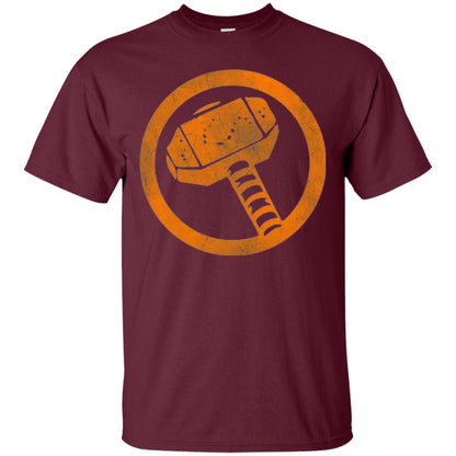 Thor Hammer T-shirt Maroon
