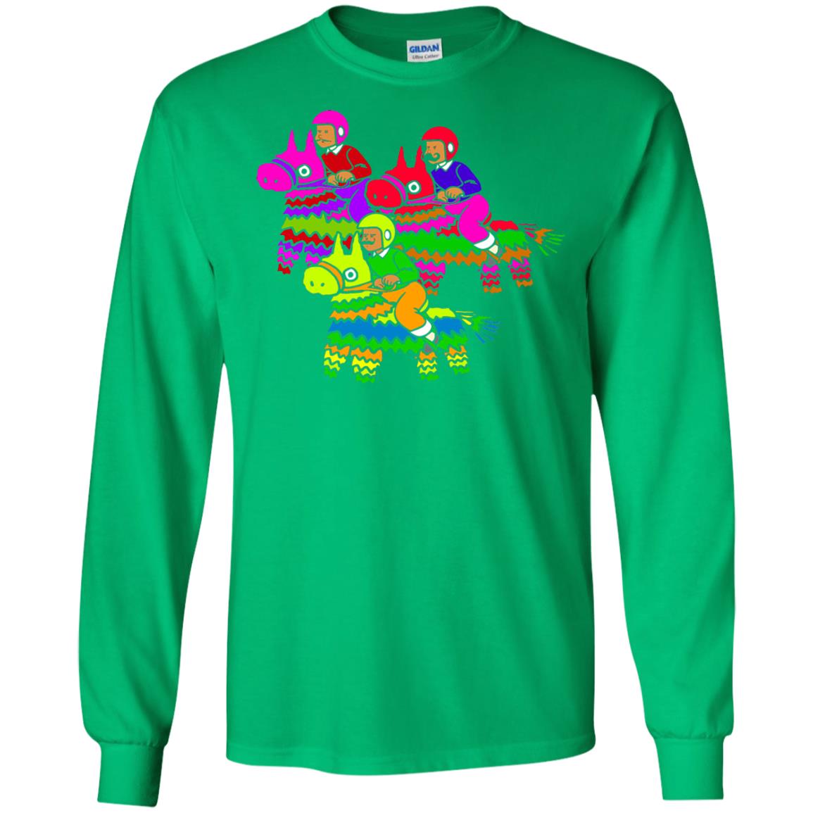 Cinco De Derby Pinata Jockeys Horse Race T-shirt Irish Green