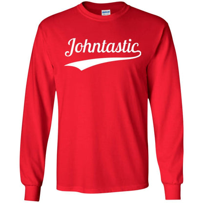 Funny John T-shirt Johntastic Red