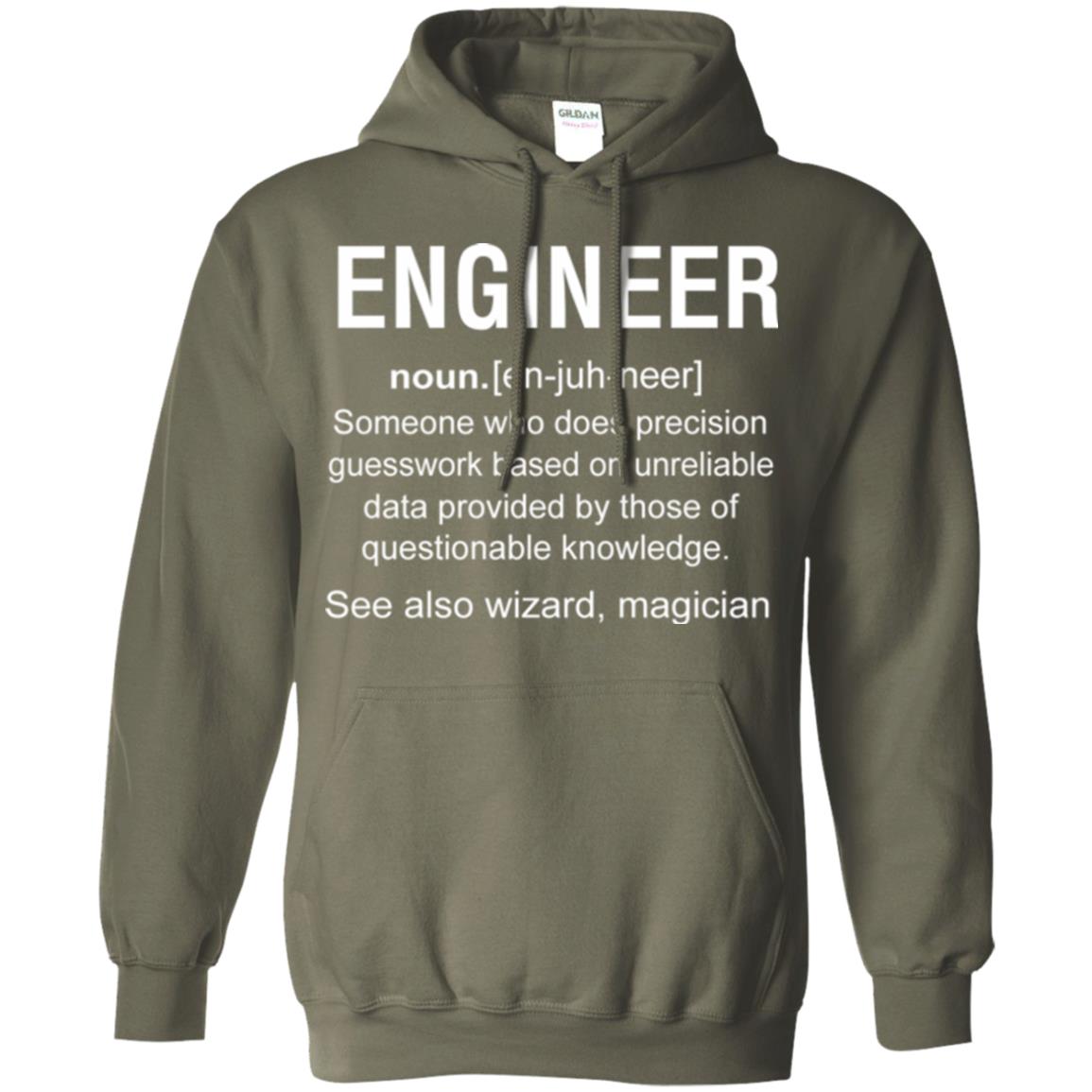 Engineer Someone Who Does Precision Guesswork Based On Unreliable Data Provided By Those Of Questionable Knowledge Military Green