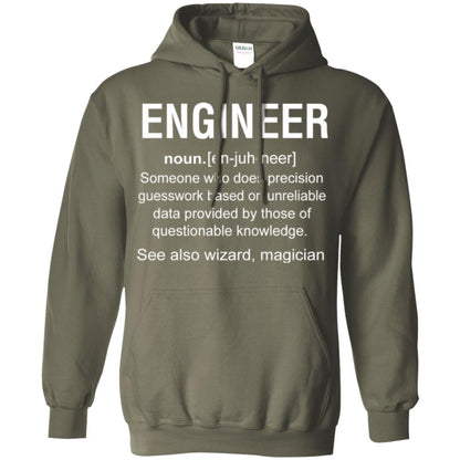 Engineer Someone Who Does Precision Guesswork Based On Unreliable Data Provided By Those Of Questionable Knowledge Military Green