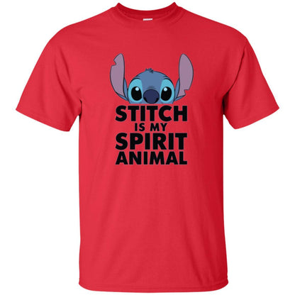 Disney Stitch Is My Spirit Animal T-shirt Red
