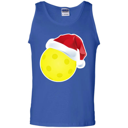 Pickleball With Santa Claus Hat X-mas Shirt For Pickleball Lovers Royal