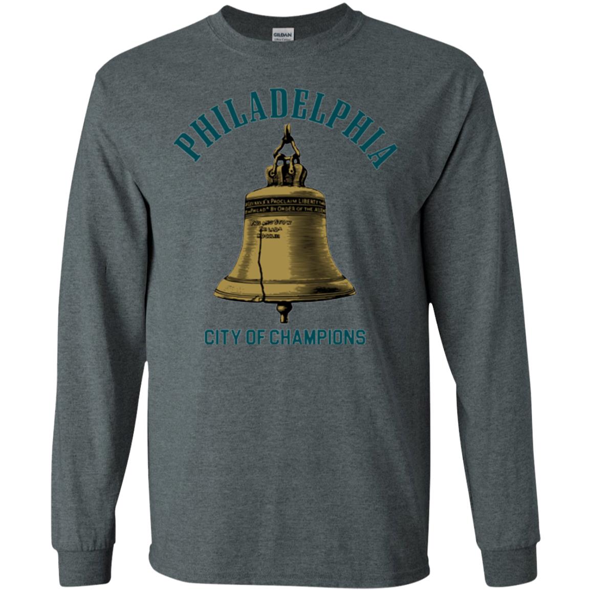Football T-shirt Philadelphia City Of Champions Dark Heather