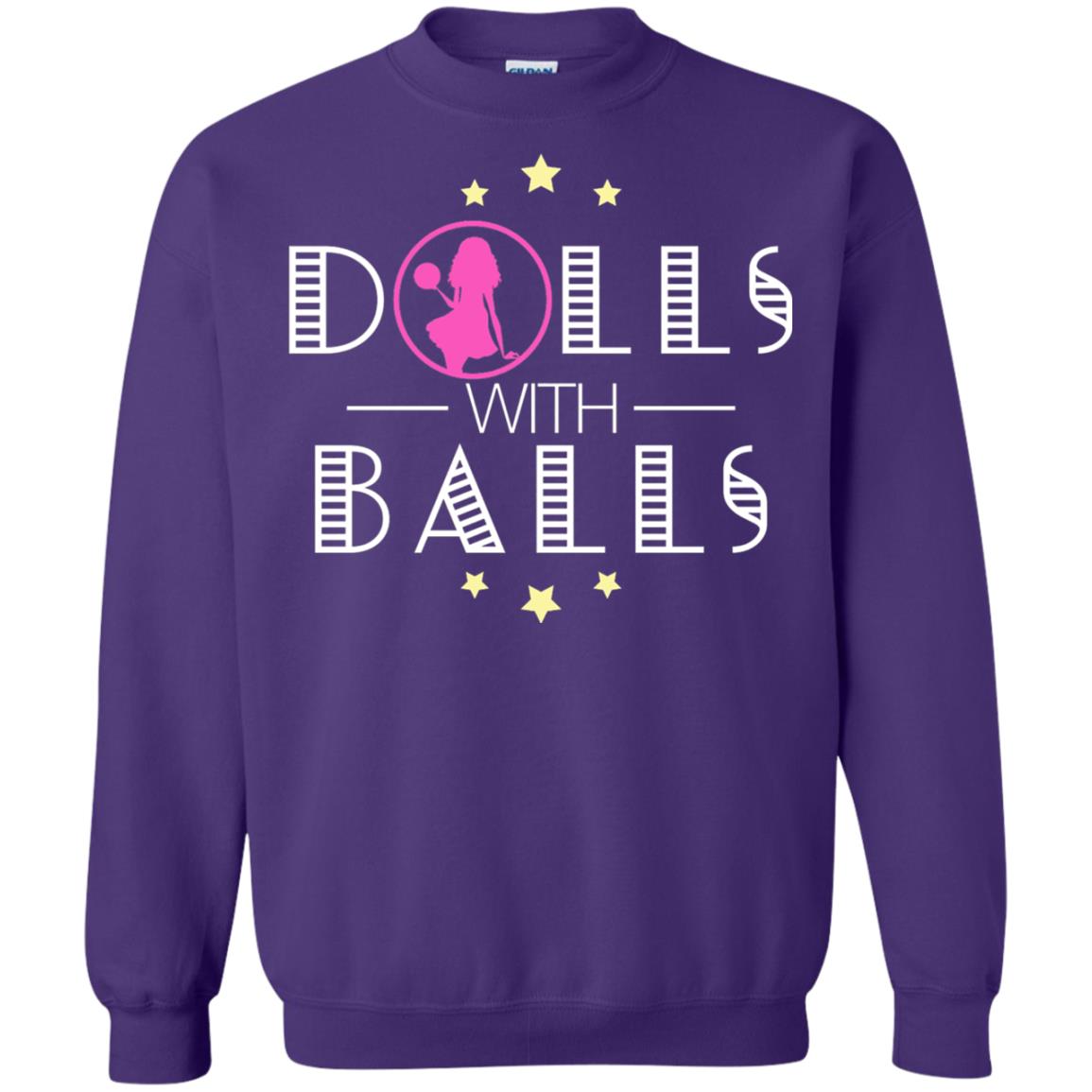 Bowling Lover T-shirt Dolls With Balls T-shirt Purple