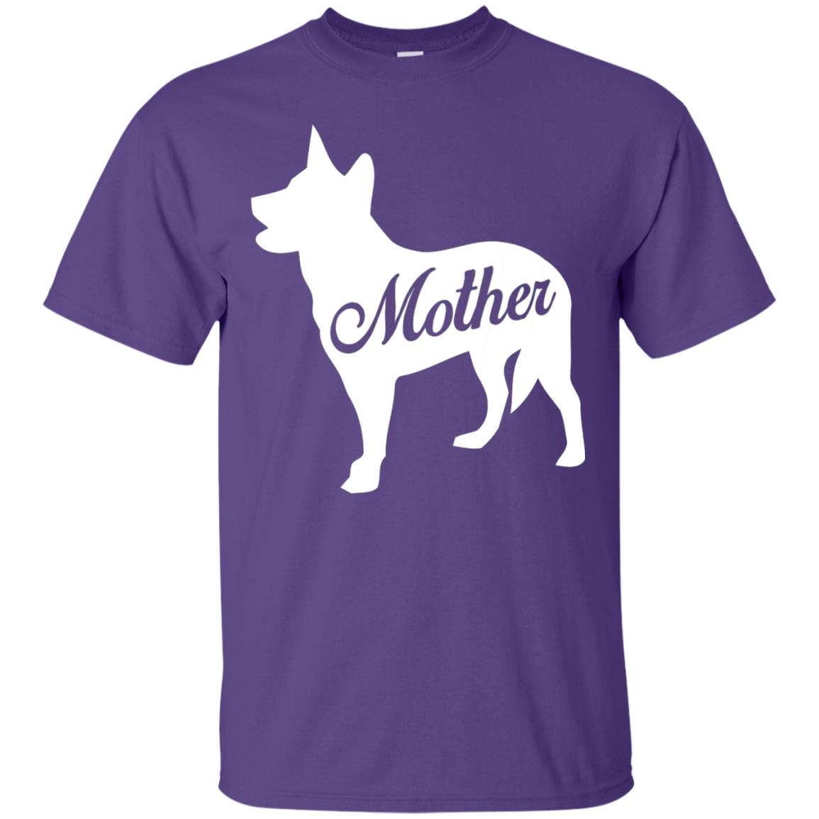 American Cattle Dog Mom T-shirt Purple