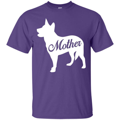 American Cattle Dog Mom T-shirt Purple