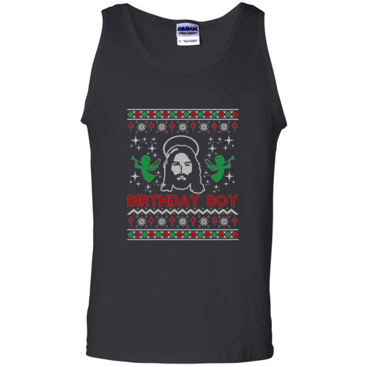 Christmas T-shirt Jesus Birthday Boy Ugly Christmas Sweater Black