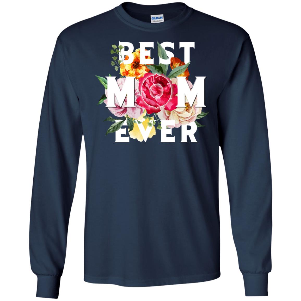 Best Mom Ever Mommy Shirt Navy