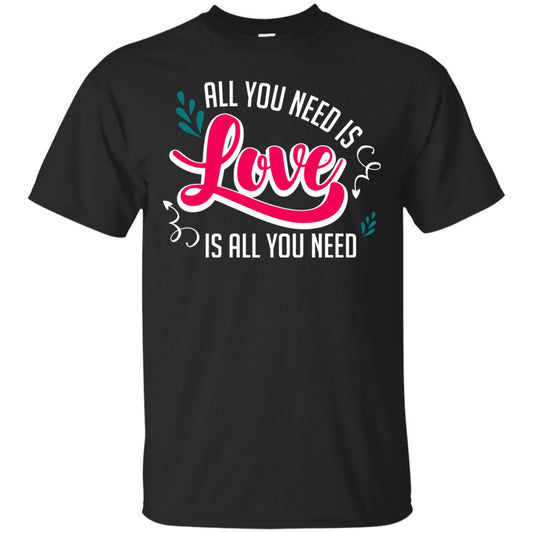 All You Need Is Love T-shirt Black