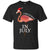 Flamingo With Santa_s Hat Christmas In July Xmas In Summer ShirtG200 Gildan Ultra Cotton T-Shirt