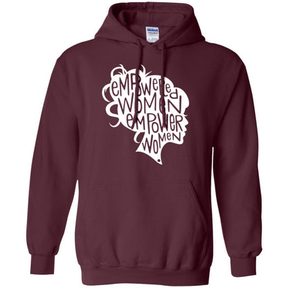 Feminist T-shirt Empowered Women Empower Woman Maroon