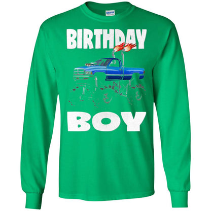 Monster Truck T-shirt Birthday Boy Vintage Irish Green