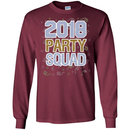 New Years Eve 2018 T-shirt Party Squad Maroon