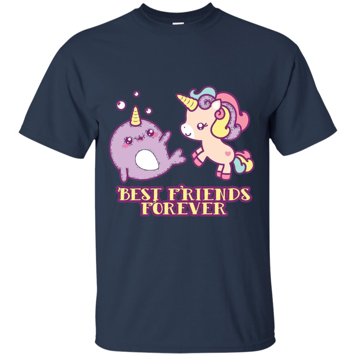 Cute Kawaii T-shirt Bff Best Friends Forever Navy