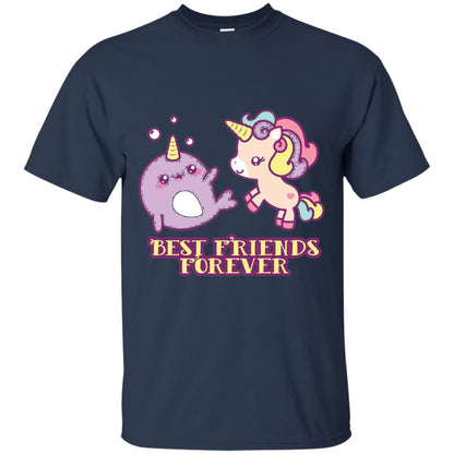 Cute Kawaii T-shirt Bff Best Friends Forever Navy
