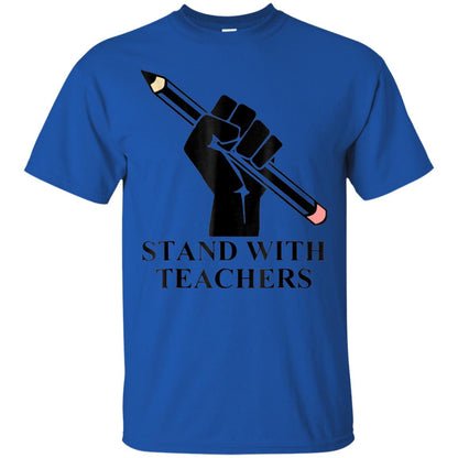 Colorado Teachers Stand With Teachers Educator Strike Shirt Royal