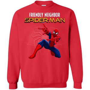 Friendly Neighbor Spider Man Movie Fan T-shirtG180 Gildan Crewneck Pullover Sweatshirt 8 oz.