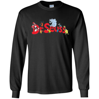 Dr. Seuss Family National Wear Red Day T-shirt Black