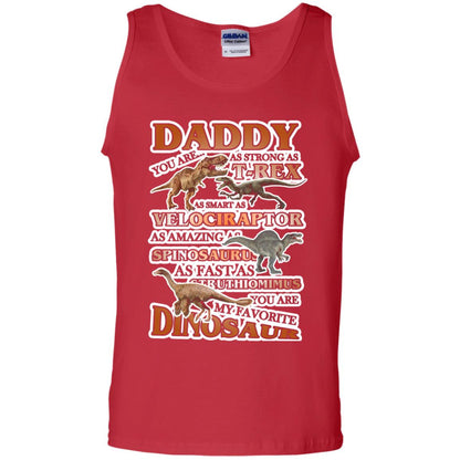 Daddy You Are My Favorite Dinosaur Shirt For Kids Red