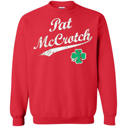 Pat Mccrotch Funny St Patricks Day T-shirt Red