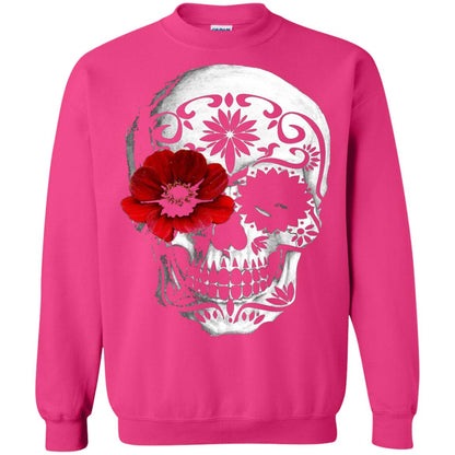 Day Of The Dead Sugar Skull Cinco De Mayo Shirt Heliconia