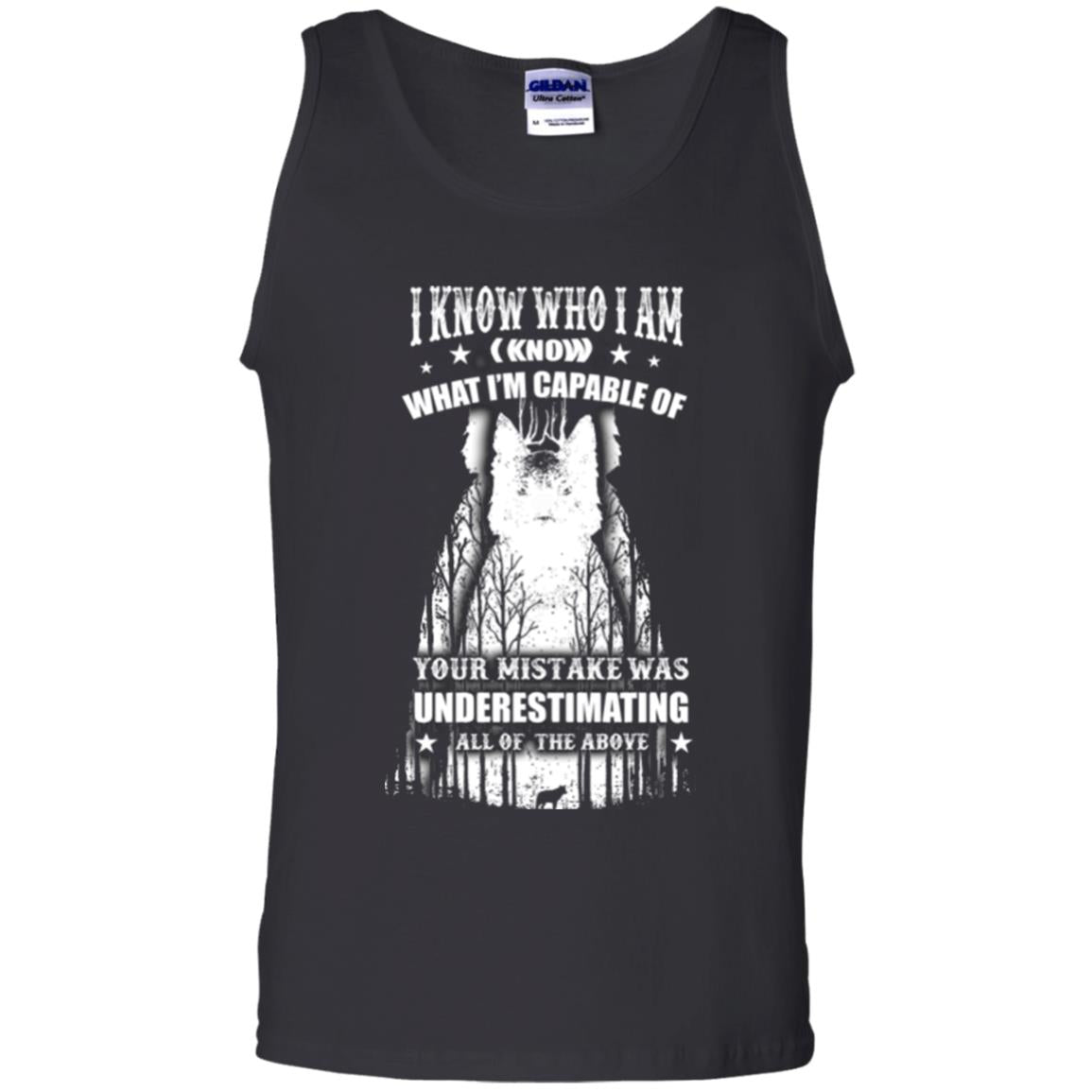Wolf Lover T-shirt I Know Who I Am I Know What I’m Capable Of