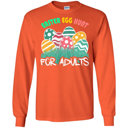Easter Egg Hunt For Adults Easter Day T-shirt Orange